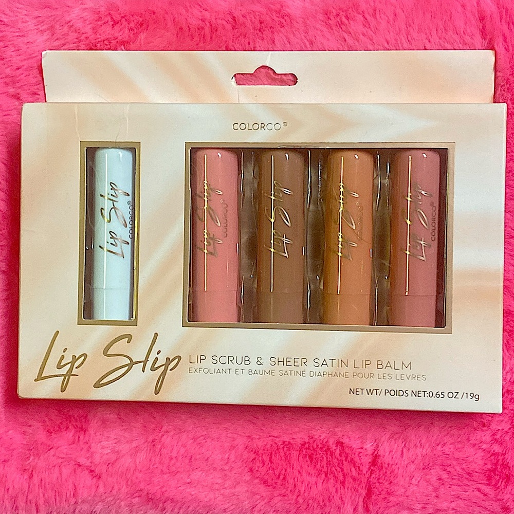 Colorco | Lip Slip | Lip Scrub & Sheer Satin Balm | NWOT